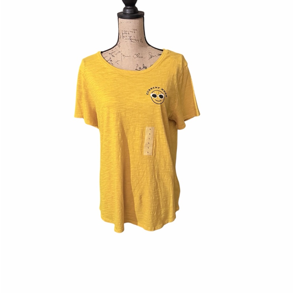 Old Navy Everywear Mustard‎ Tee